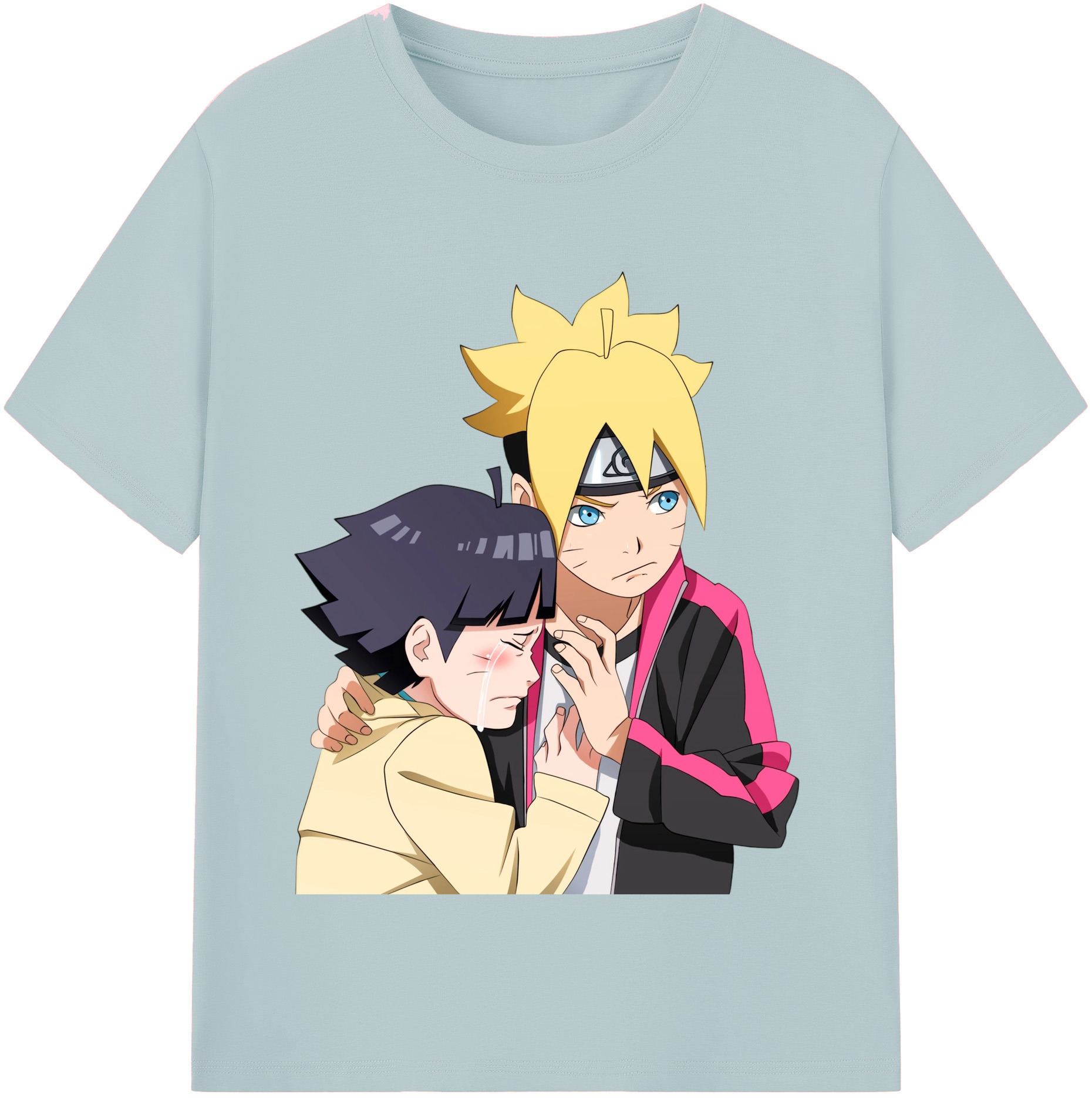 （画像用） NARUTO -ナルト- うずまき ボルト Uzumaki Boruto 綿100％半袖Tシャツ（フロントプリント）